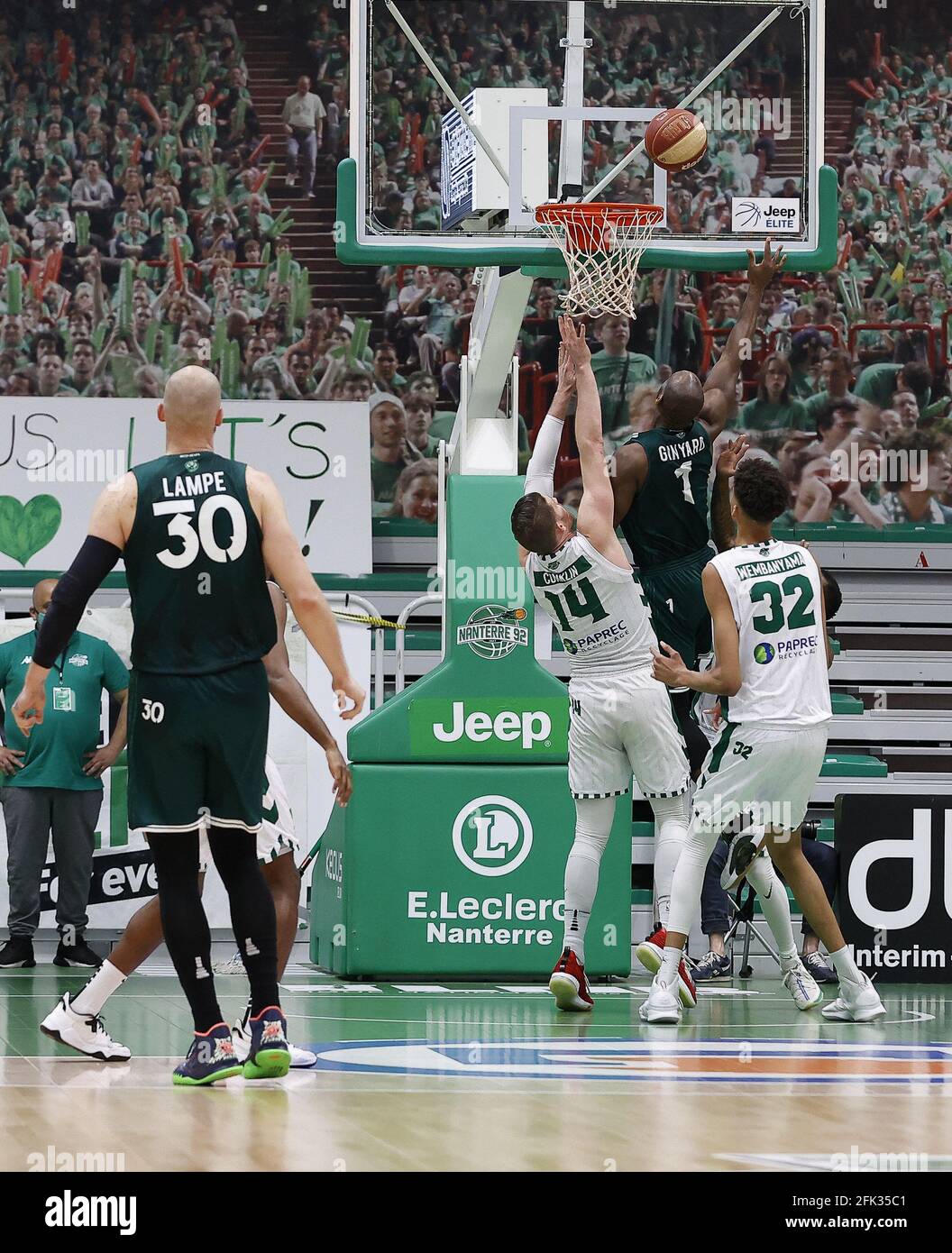 GINYARD Marcus of Limoges during the LNB Pro A Jeep Elite Nanterre 92 v  Limoges basketball match on April 27, 2021 at Palais des Sports in  Nanterre, France. Photo by Loic Baratoux/ABACAPRESS.COM