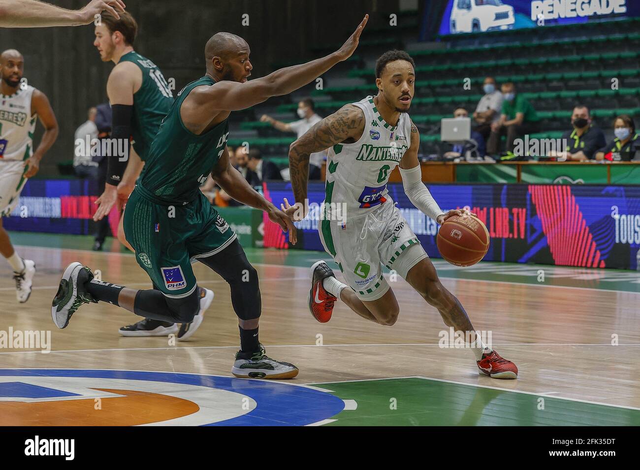 REED Marcquise of Nanterre 92 during the LNB Pro A Jeep Elite Nanterre 92 v  Limoges basketball match on April 27, 2021 at Palais des Sports in  Nanterre, France. Photo by Loic