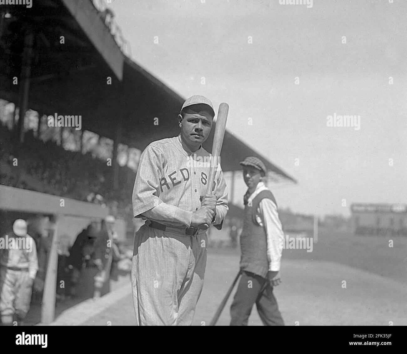 Babe Ruth, Boston Red Sox, 1919. Stock Photo