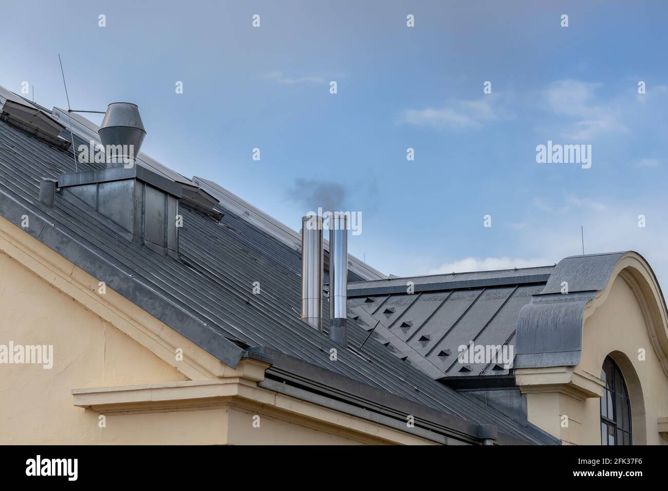 Metal Chimney High Resolution Stock Photography And Images Alamy