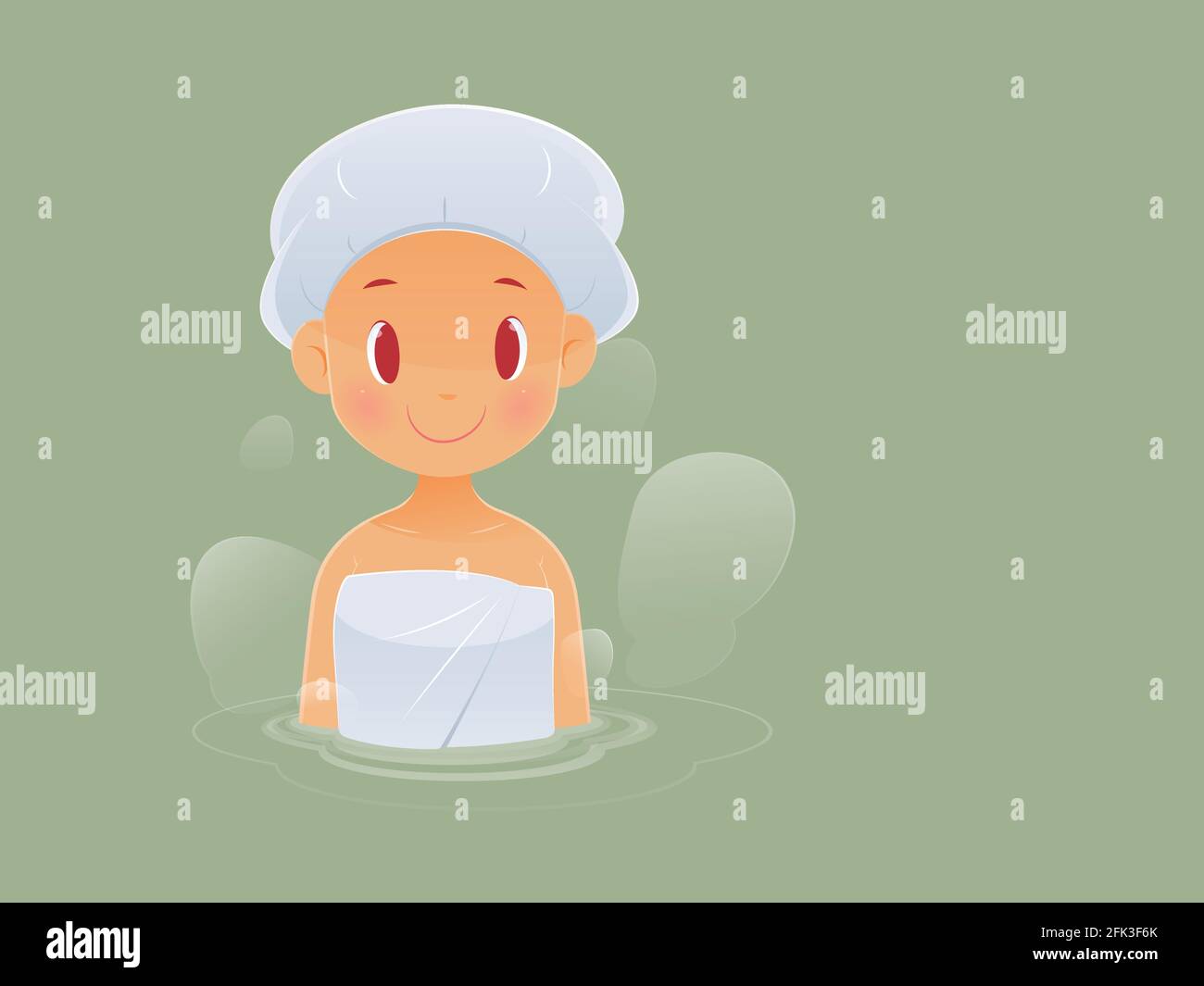 Japanese shower cap hi res stock photography and images Alamy