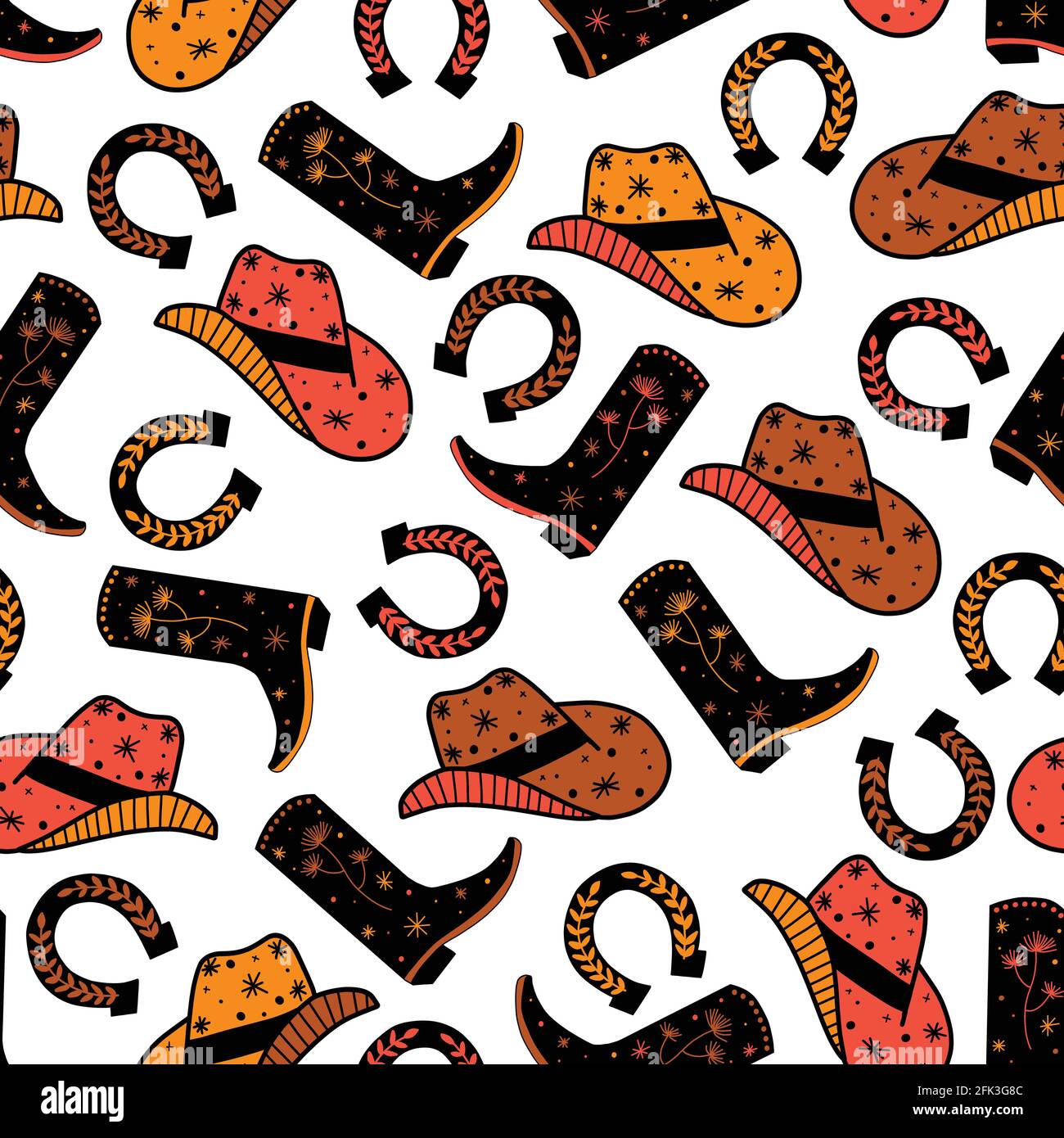 Cowboy Wallpaper Pattern