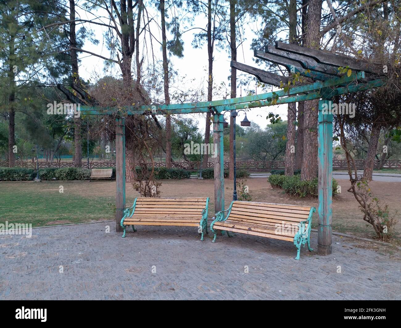 garden chairs Stock Photo