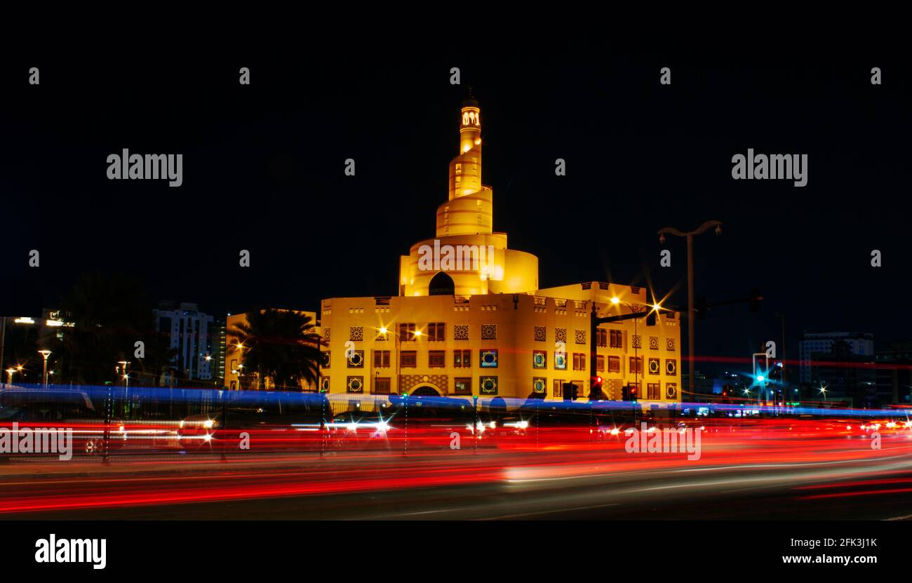 background image of qatar #39 s capital city landmark Business district background image of qatar #39 s capital city landmark Business district