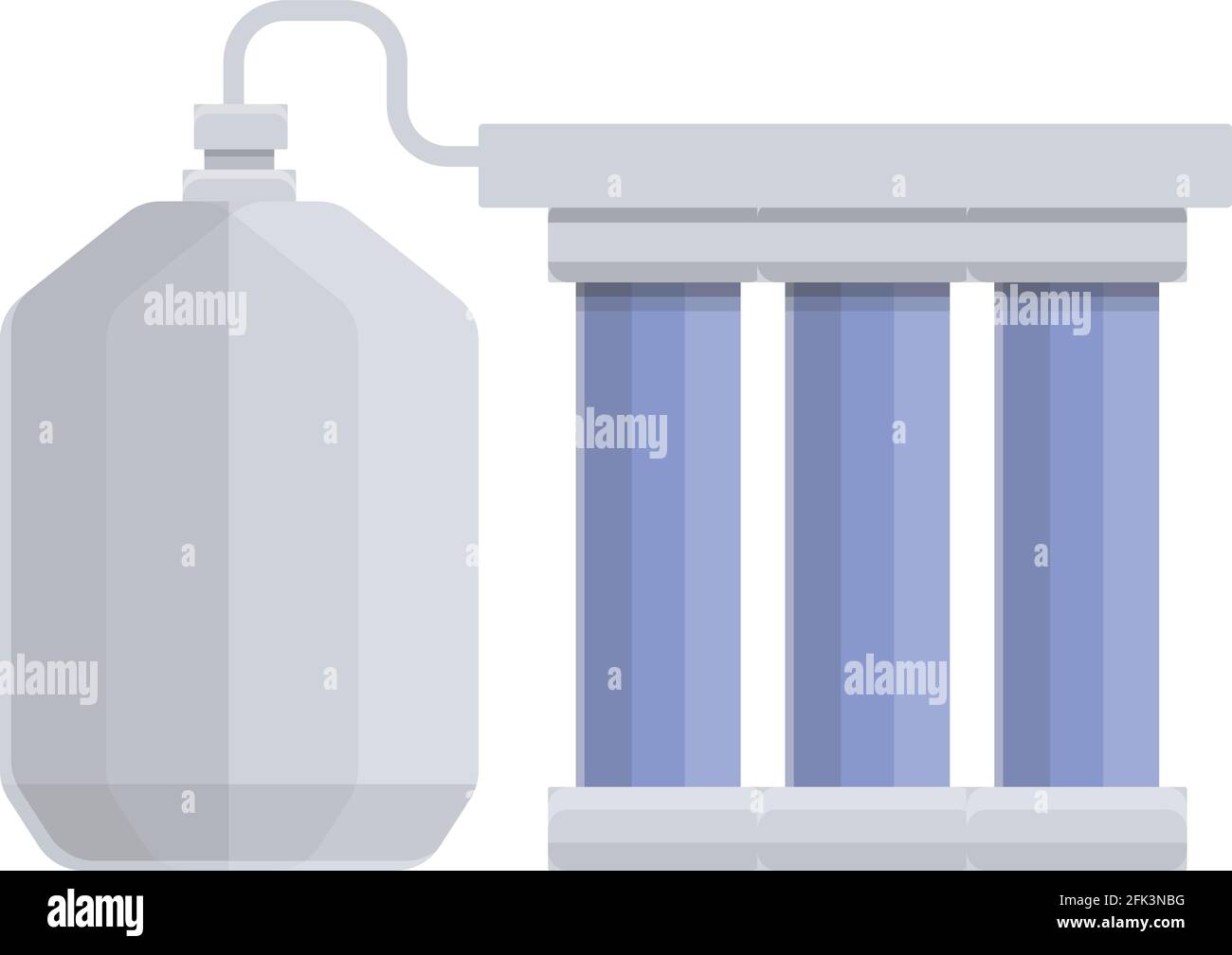 Stage water purification icon. Cartoon of Stage water purification ...