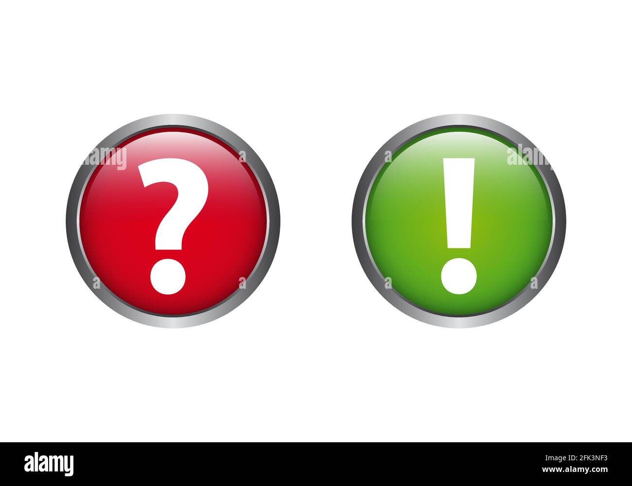 Problem Solution Question Answer Question Mark Exclamation Point Button ...