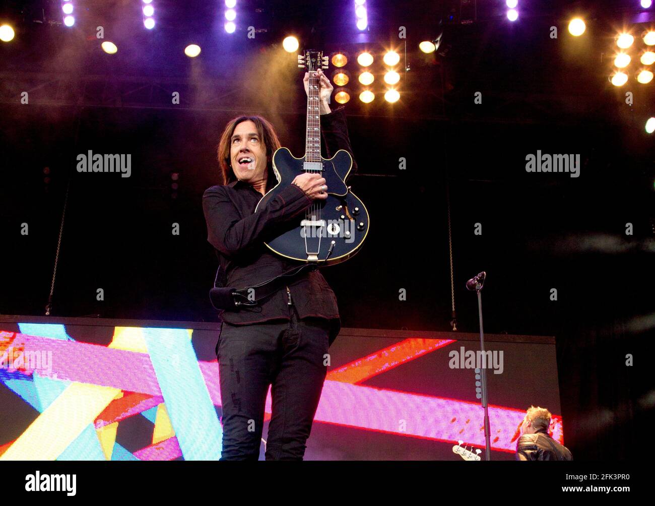Concert with Gyllene Tider, with Per Gessle Stock Photo - Alamy