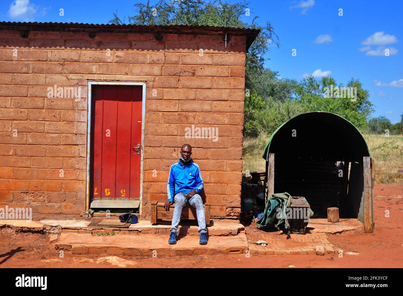 Farmworkers in rural South Africa continue to face challenges such as unfair dismissals exacerbated by the covid-19 lockdown pandemic lockdown Stock Photo