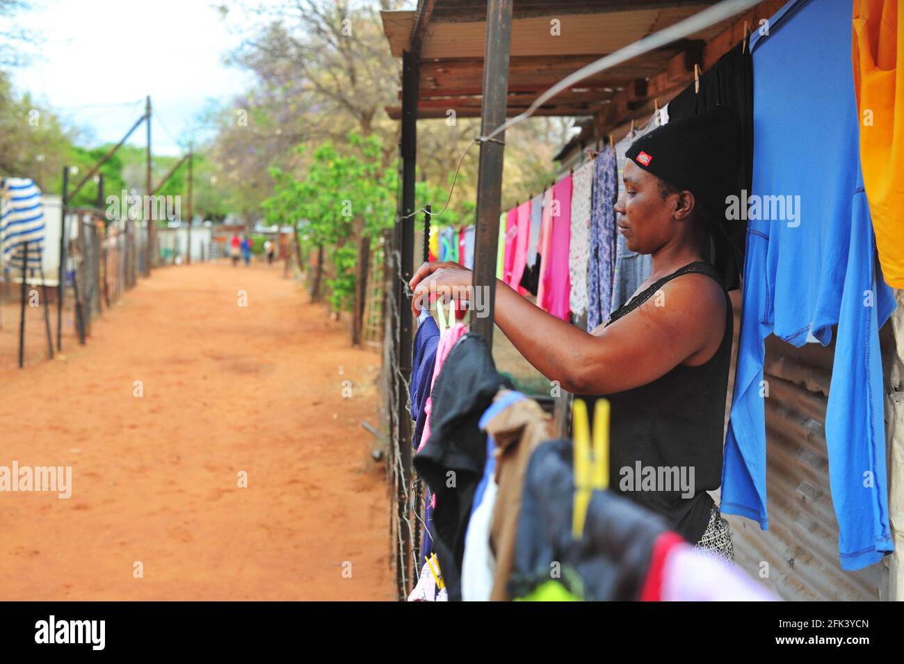 Farmworkers in rural South Africa continue to face challenges such as unfair dismissals exacerbated by the covid-19 lockdown pandemic lockdown Stock Photo