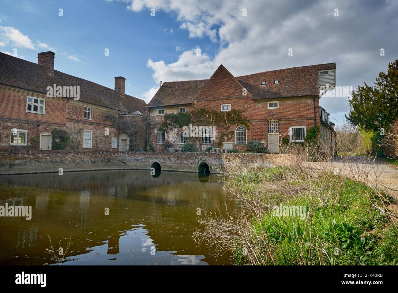 flatford mill constable country Hay Wain Stock Photo