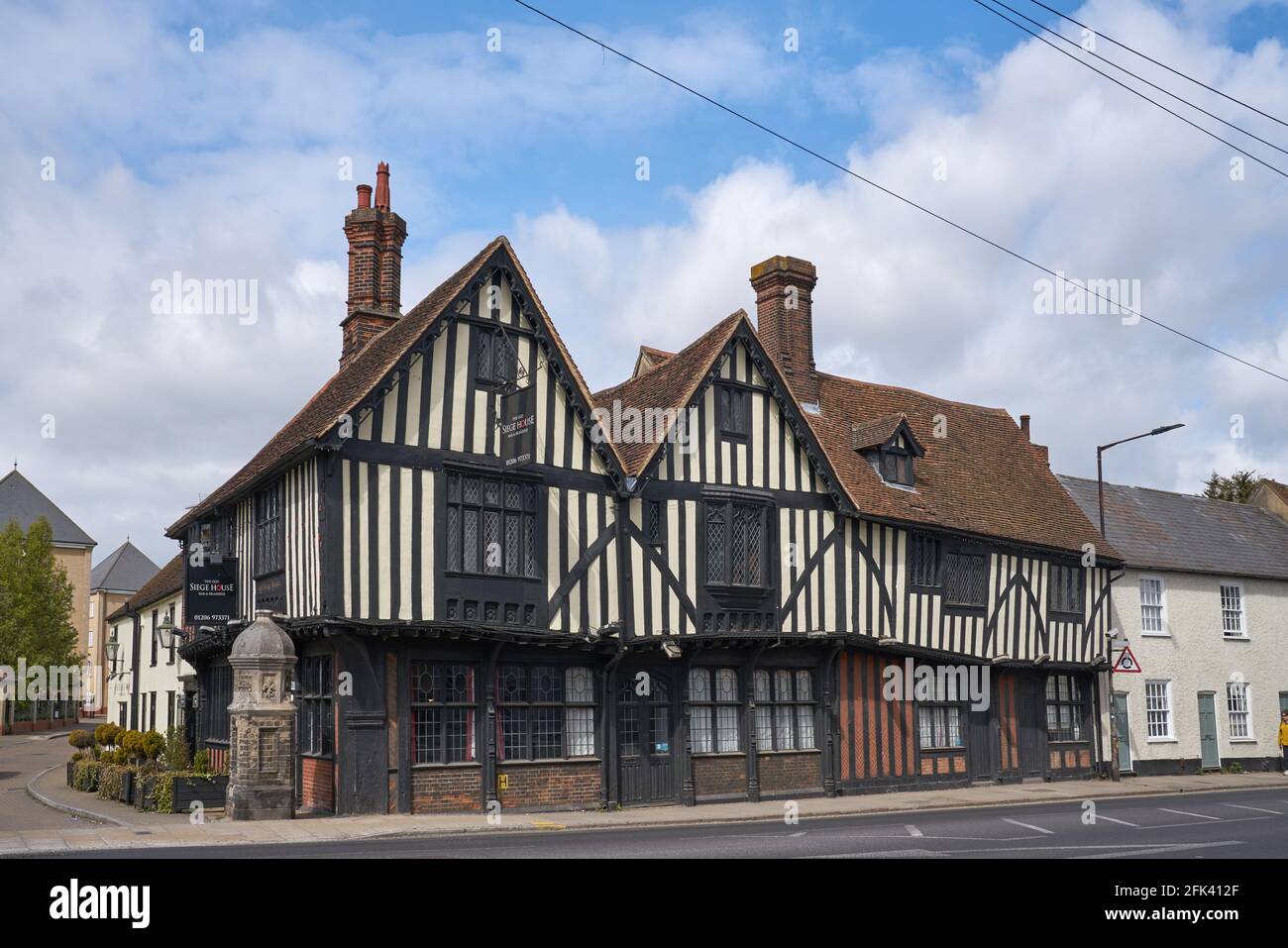 siege house colchester Stock Photo - Alamy