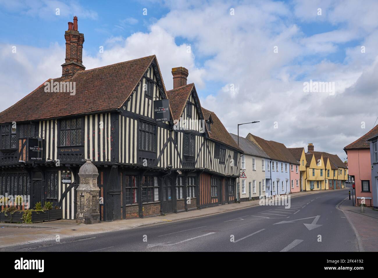 siege house colchester Stock Photo - Alamy