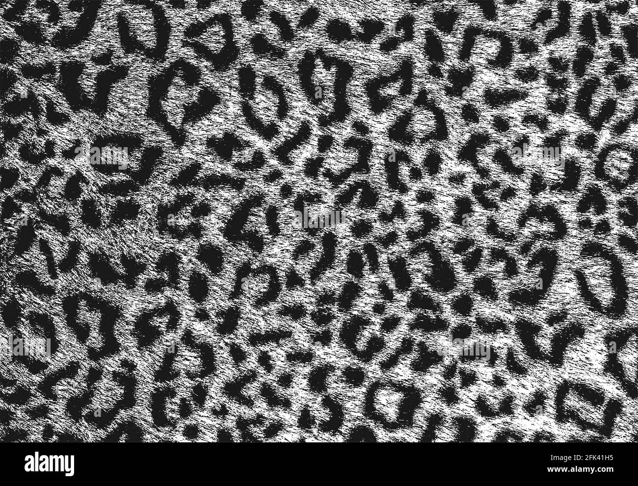 Vector Pattern Overlay Fur Distressed overlay texture of natural fur, grunge vector background ...