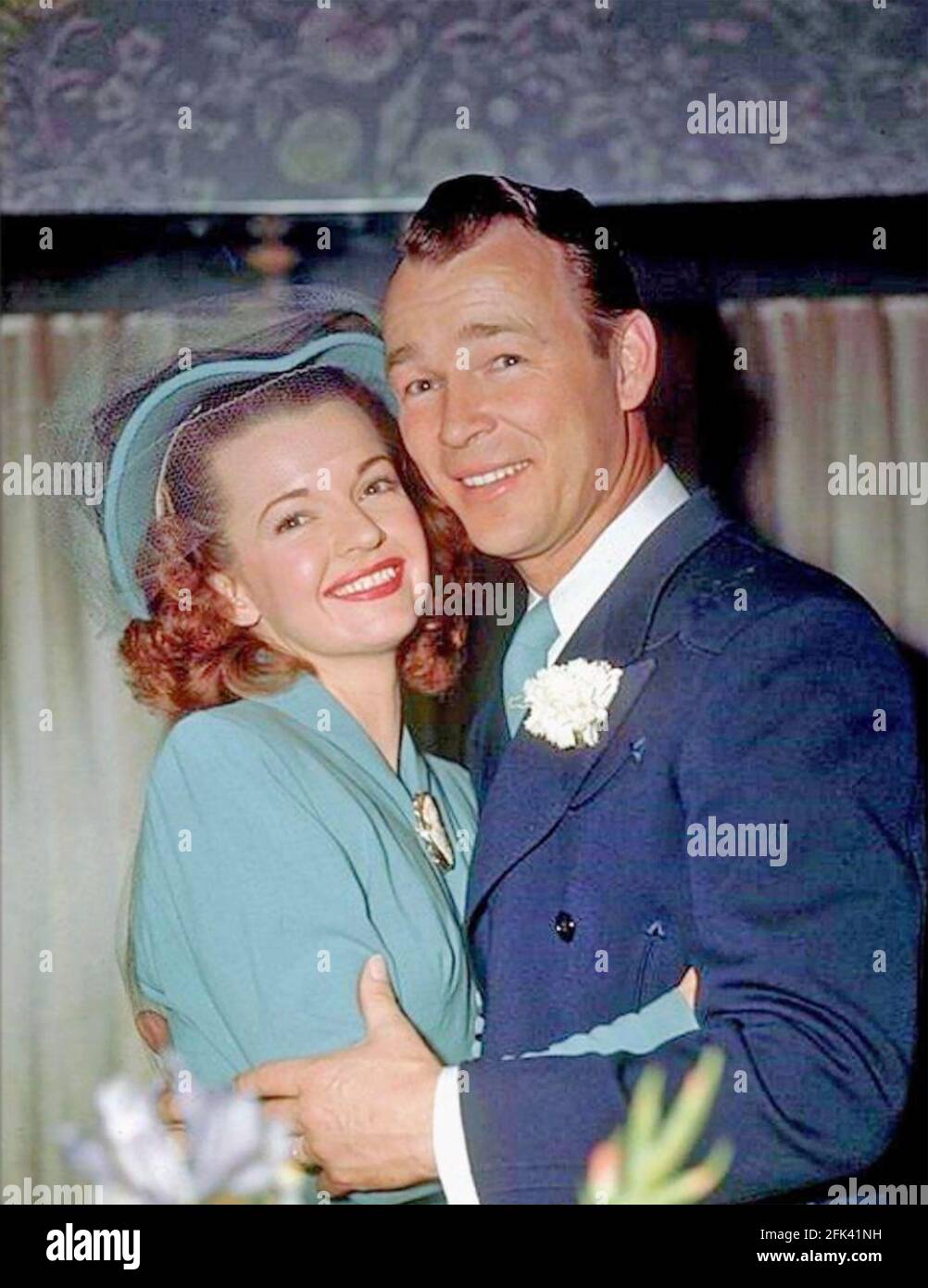 ROY ROGERS marries Dale Evans at the Flying L. Ranch in Davis, Oklahoma