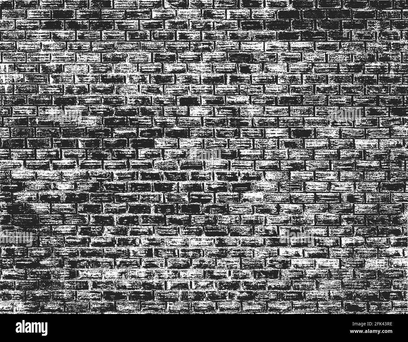 Distressed overlay texture of old brick wall, grunge background ...