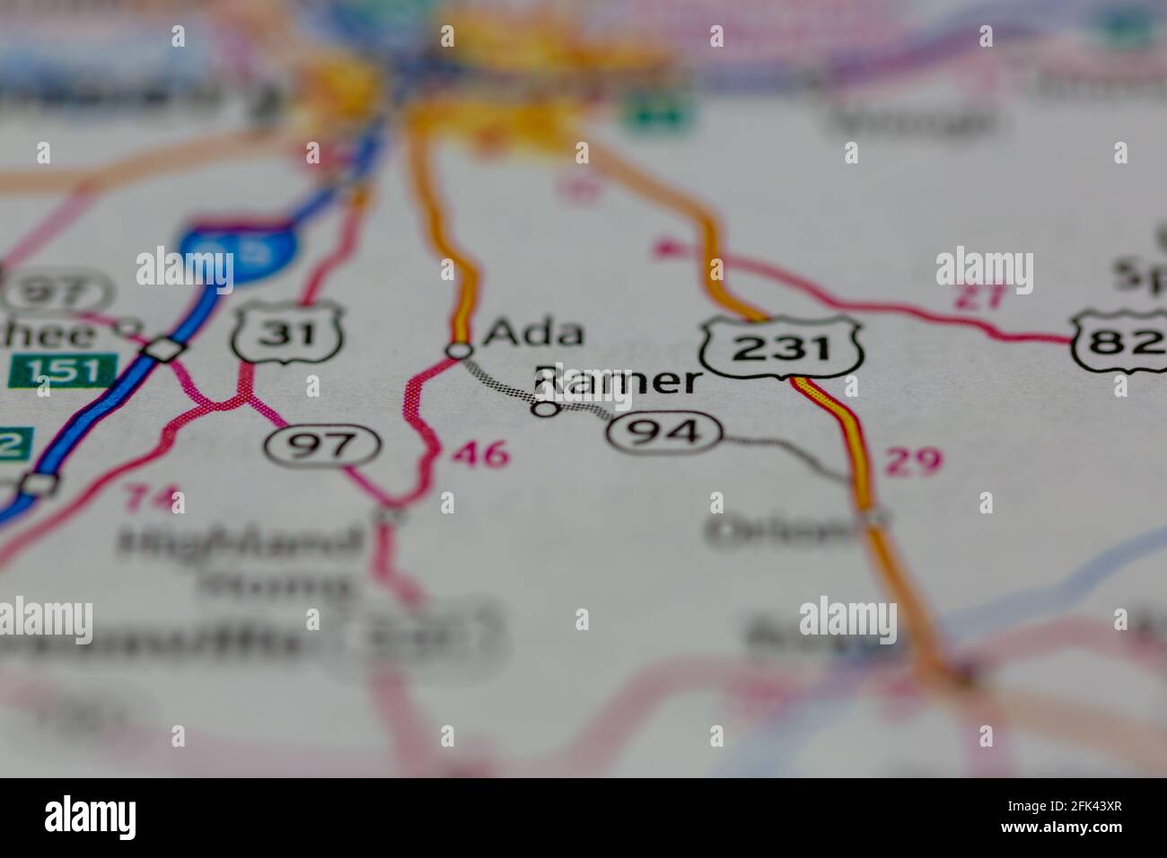 Map of ramer hires stock photography and images Alamy