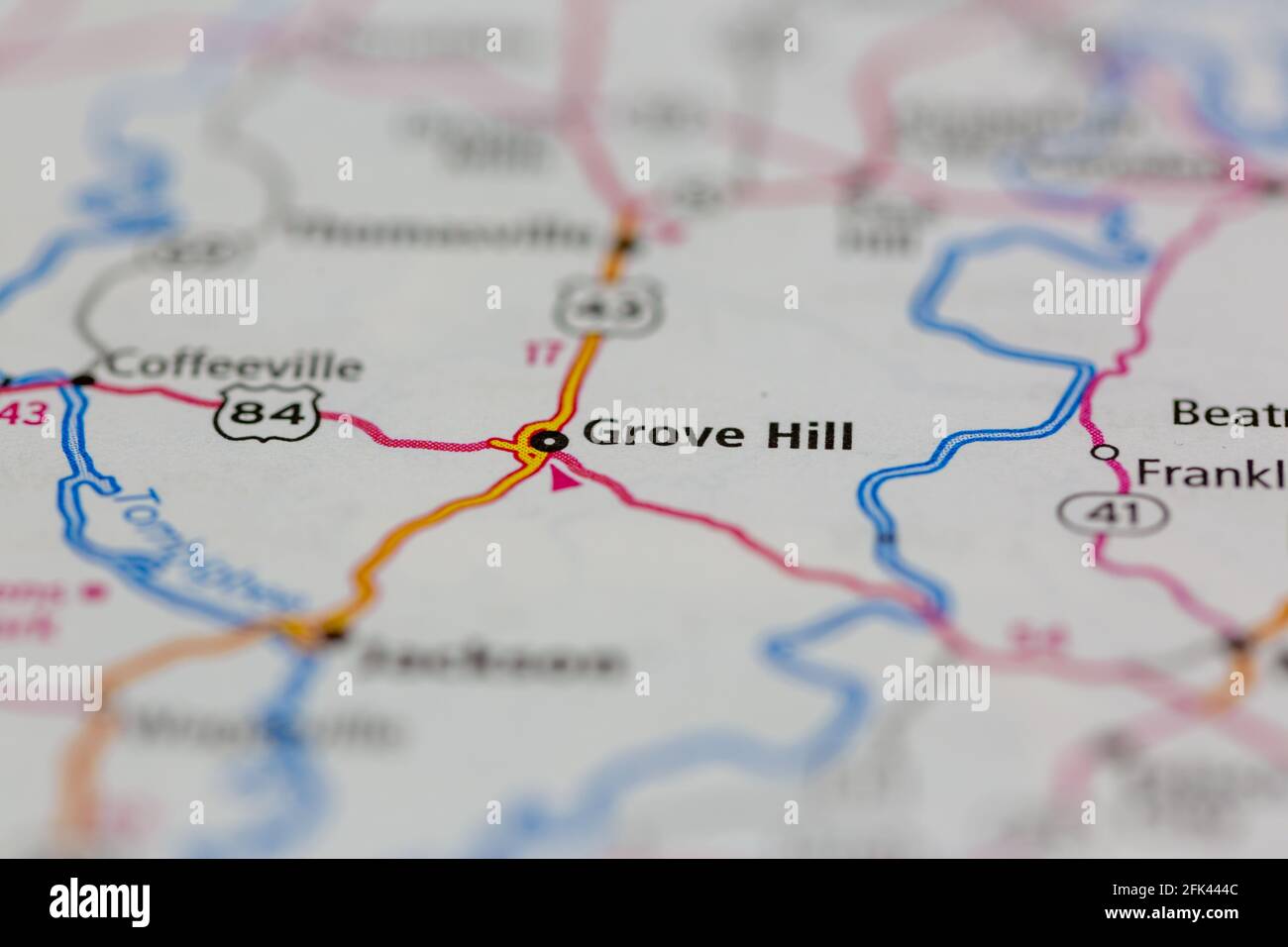 Grove hill map hires stock photography and images Alamy