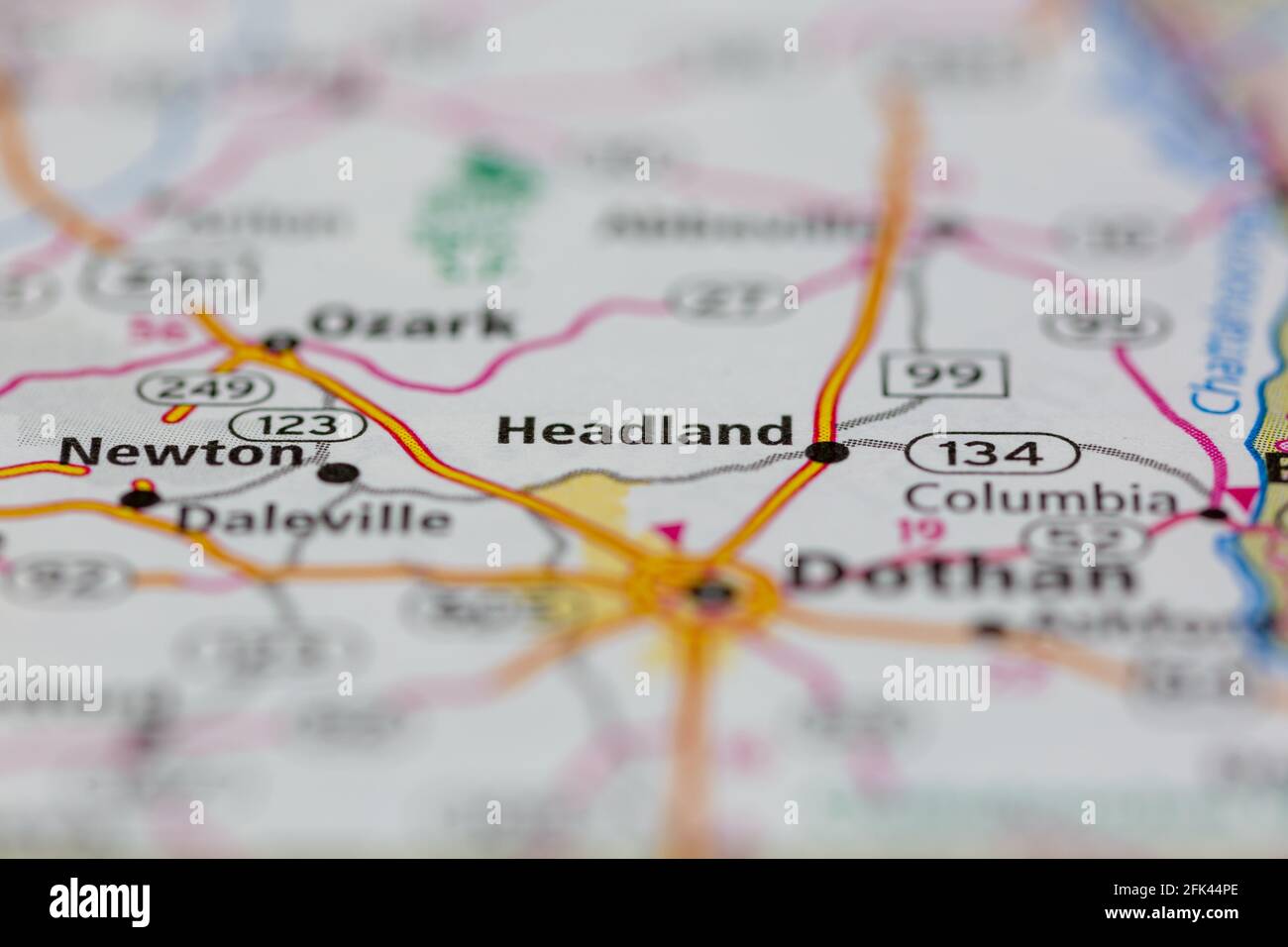 Headland on a map hires stock photography and images Alamy