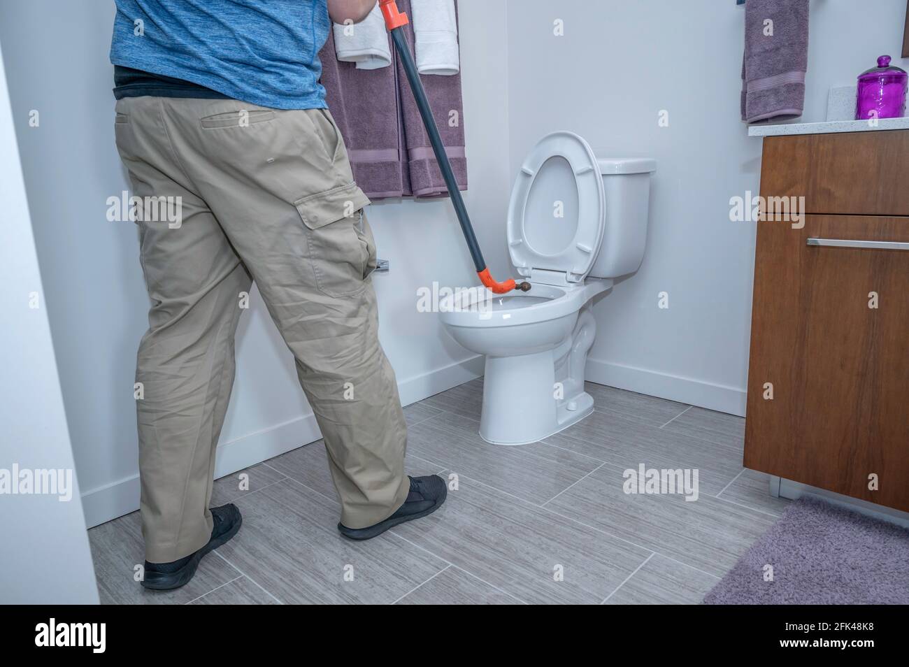 Cleaning snake hires stock photography and images Alamy