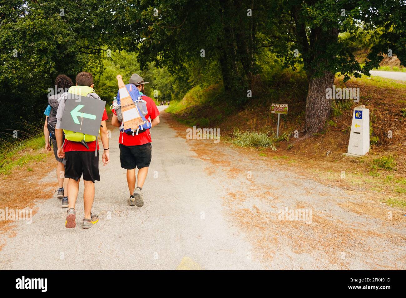 On the way of st james stock photo alamy