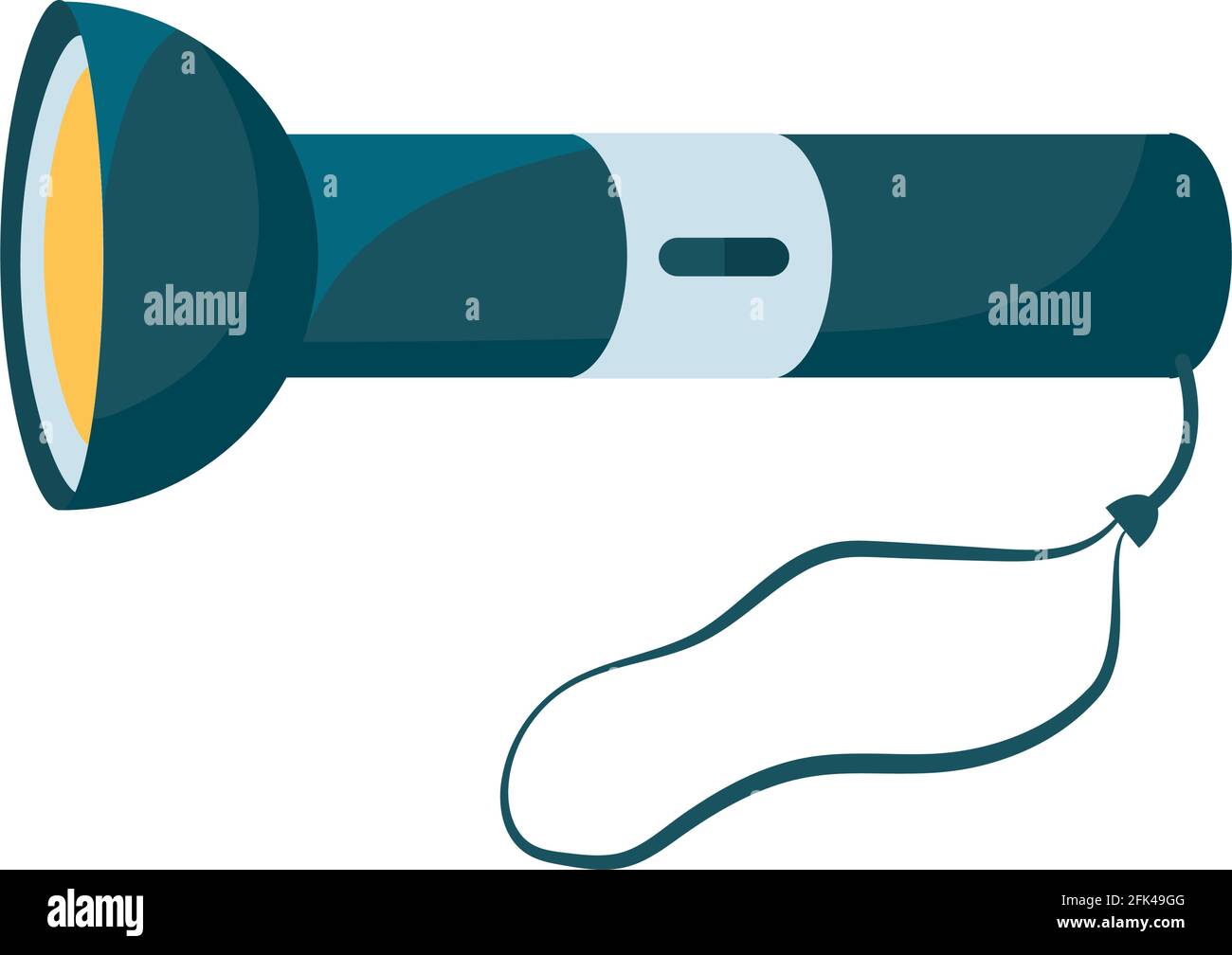 icon of flashlight Stock Vector