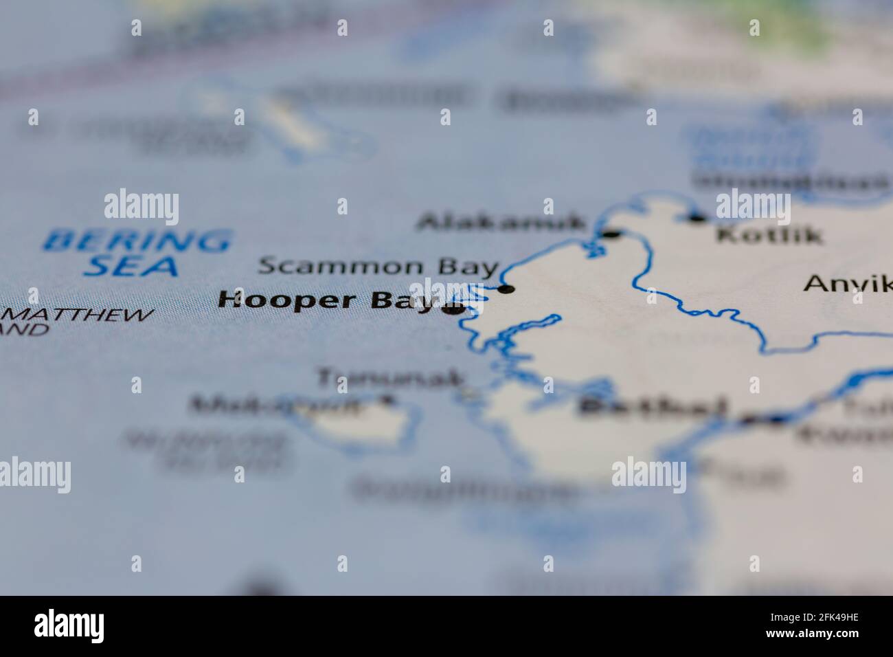 Hooper bay on a map hires stock photography and images Alamy