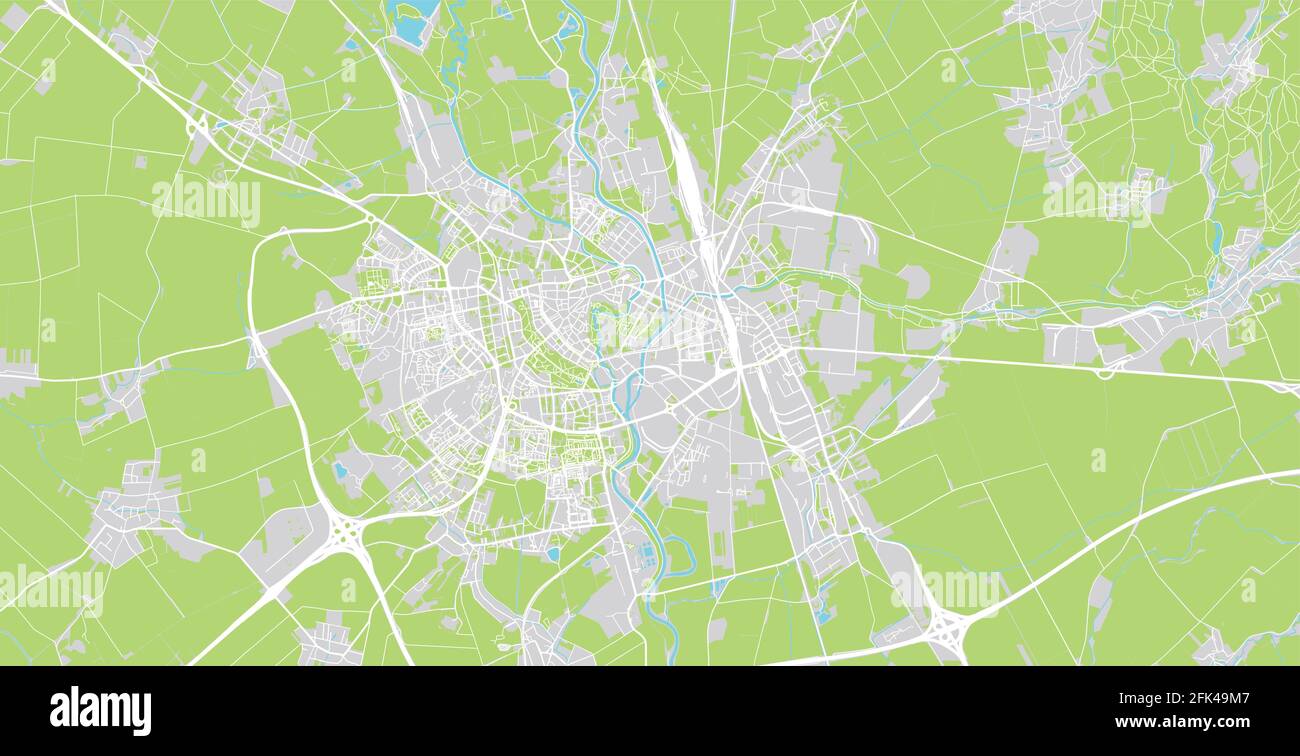 Olomouc Czech Republic Map Urban Vector City Map Of Olomouc, Czech Republic, Europe Stock Vector Image  & Art - Alamy