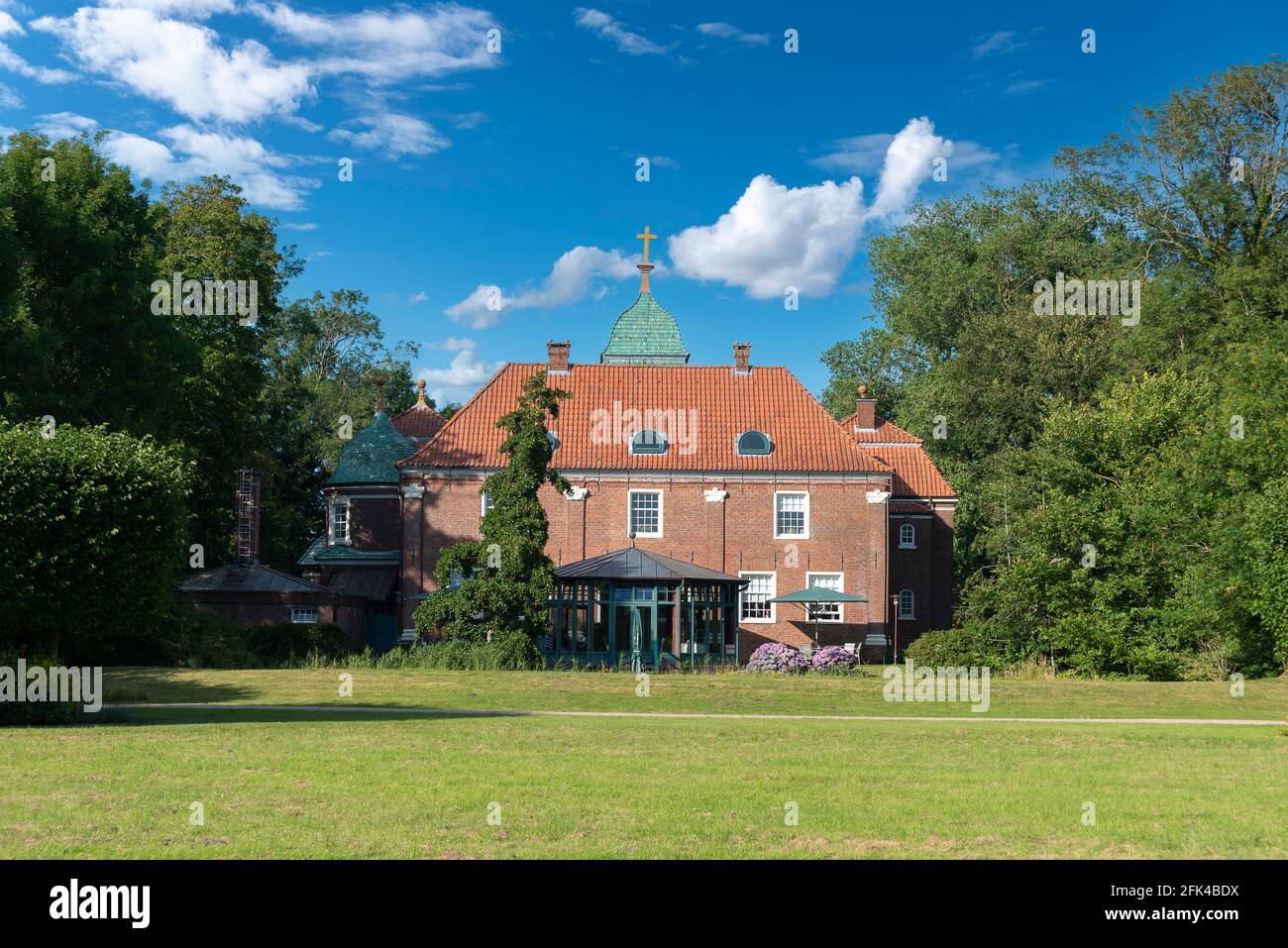 Historic Sielhof, Neuharlingersiel, Lower Saxony, Germany, Europe Stock Photo
