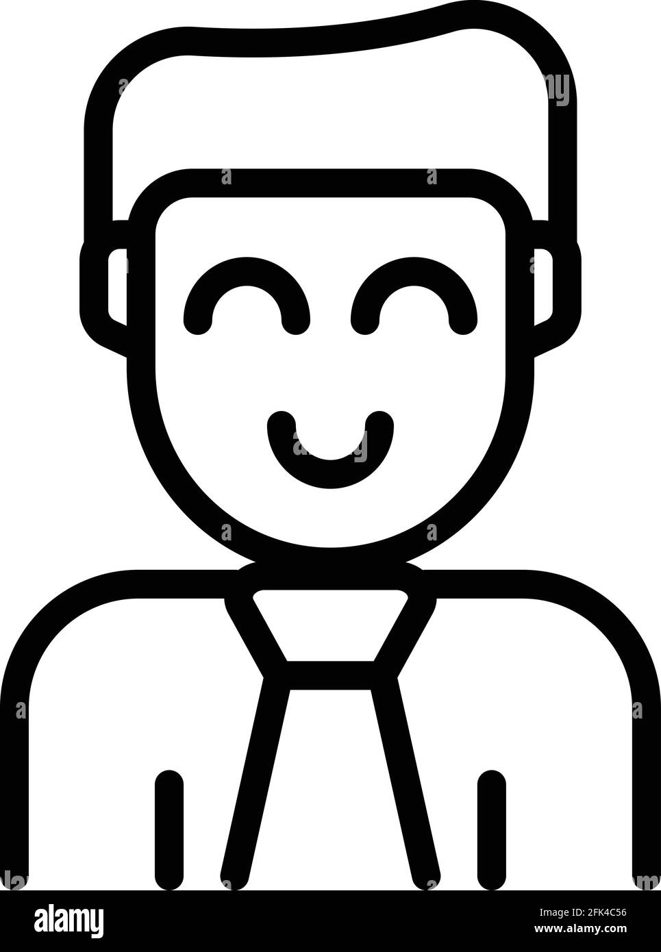 Compensation manager icon. Outline Compensation manager vector icon for ...