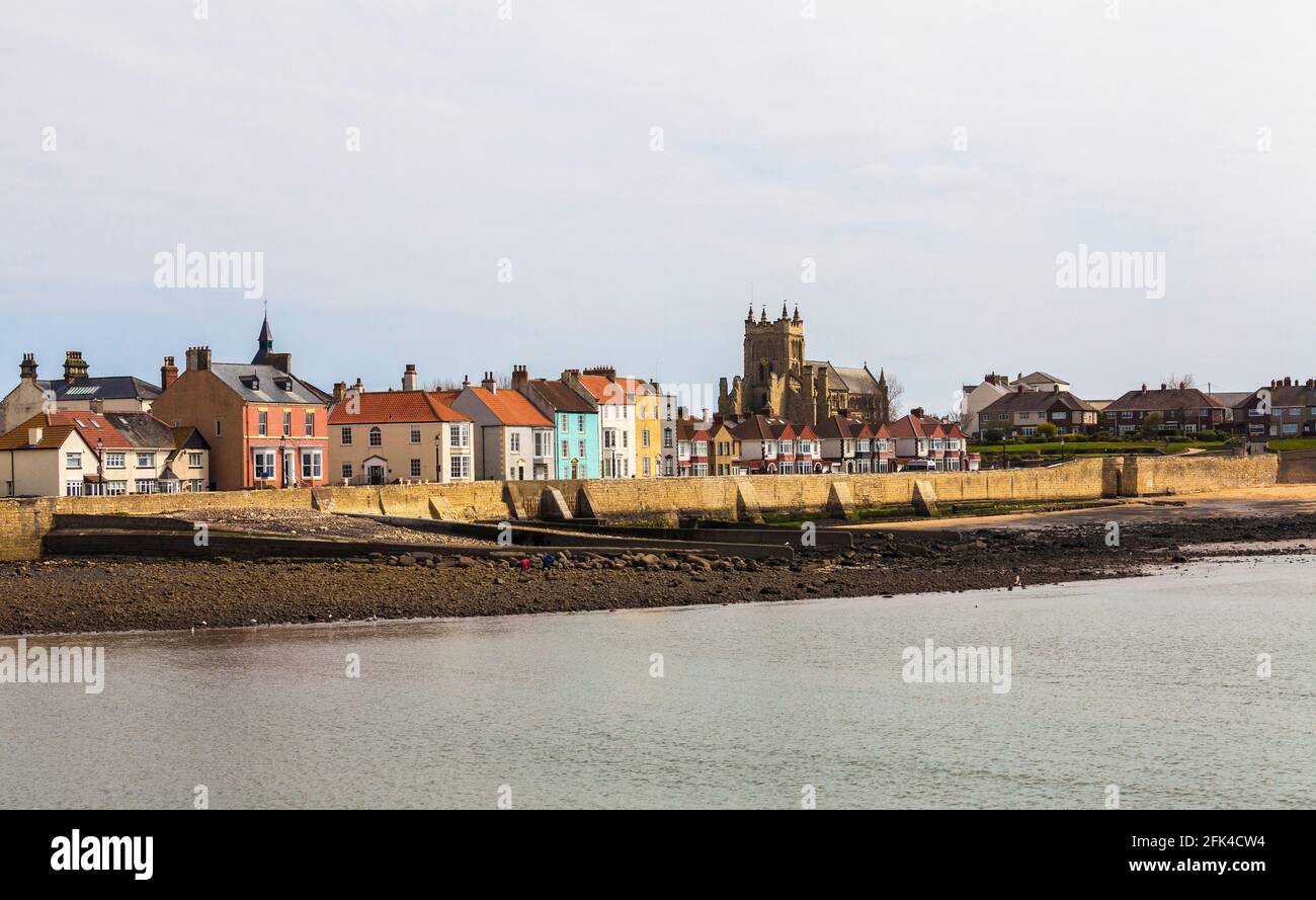 The seafront and terraced houses at the Headland in Old