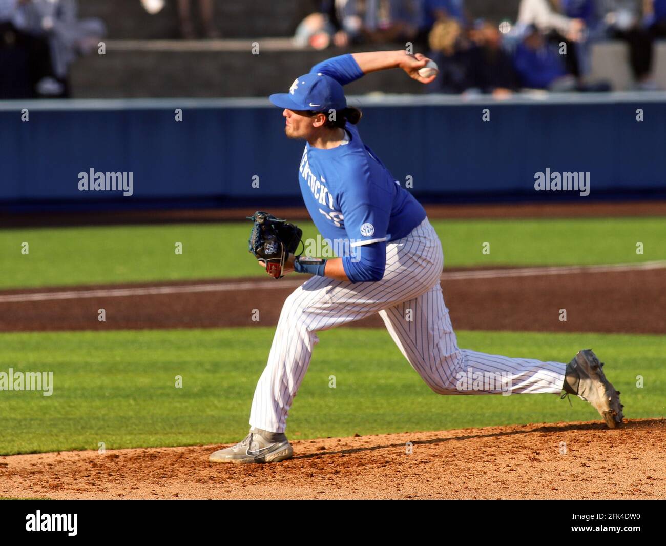 Hunter Rigsby April 20, 2021: Kentucky’s Hunter Rigsby during a game between the ...