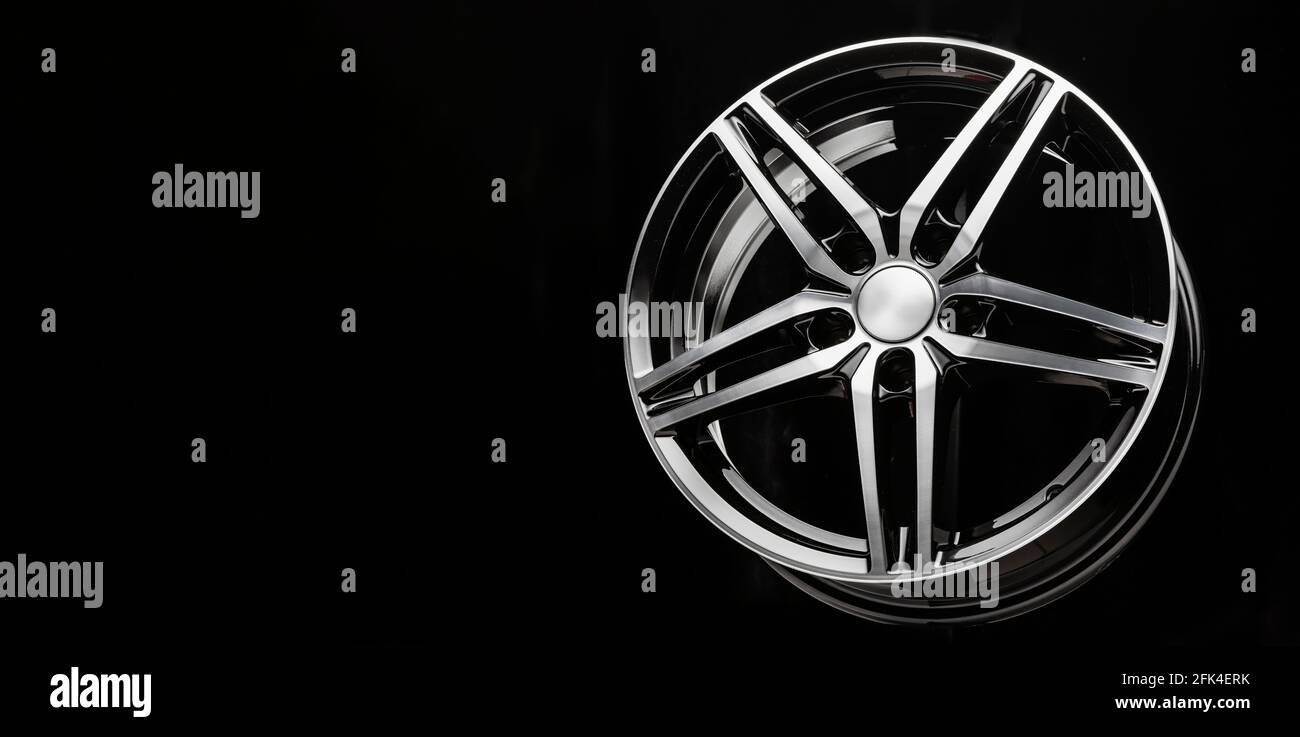 new black Alloy wheel sports car in the shape of a five-pointed star ...
