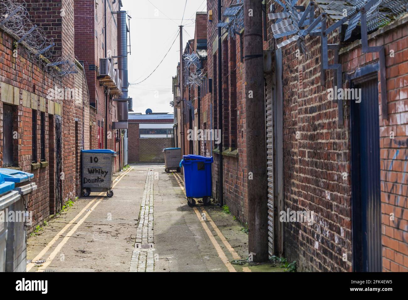 Back alley bins hires stock photography and images Alamy