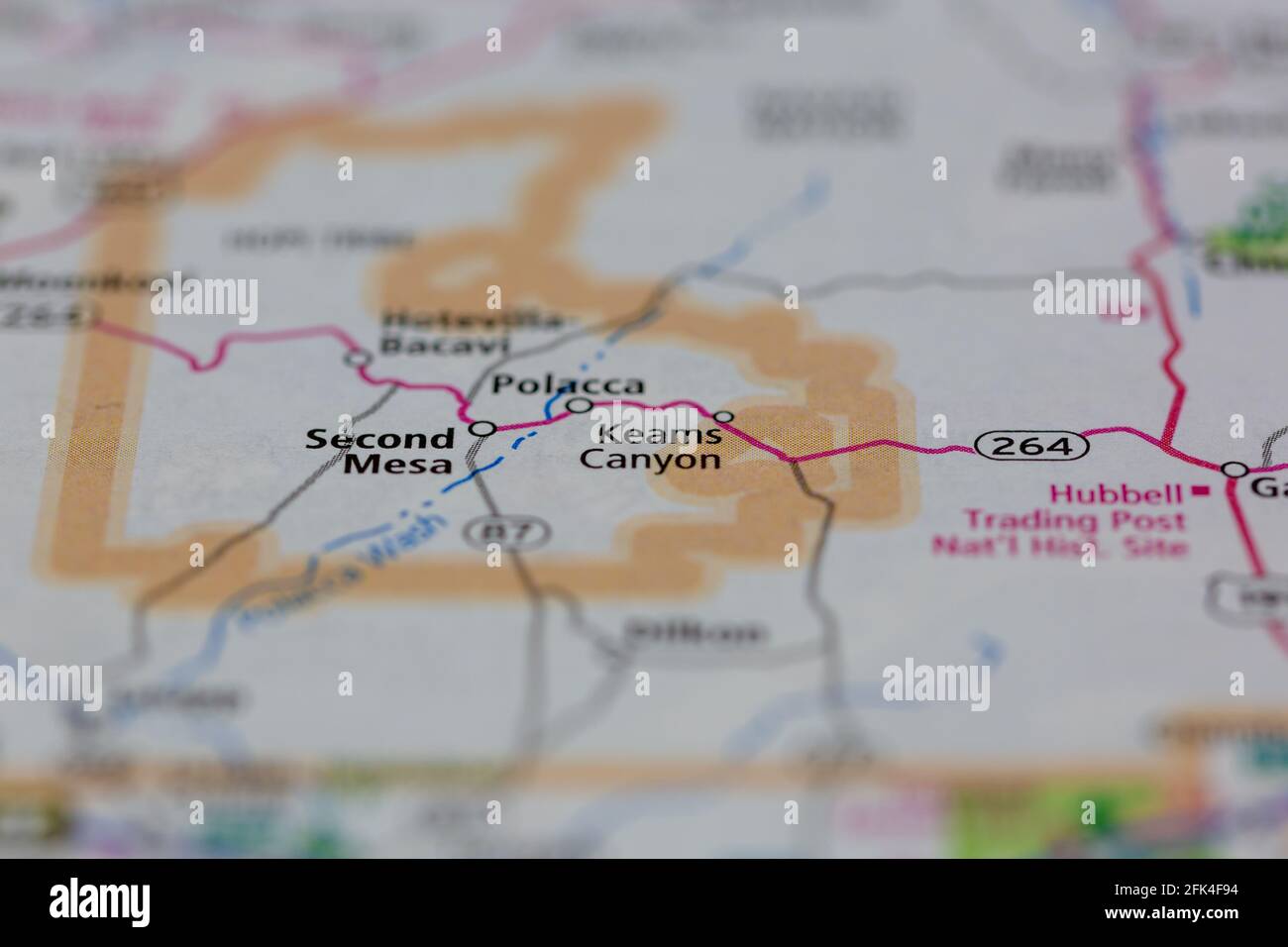 Keams canyon on a map hires stock photography and images Alamy