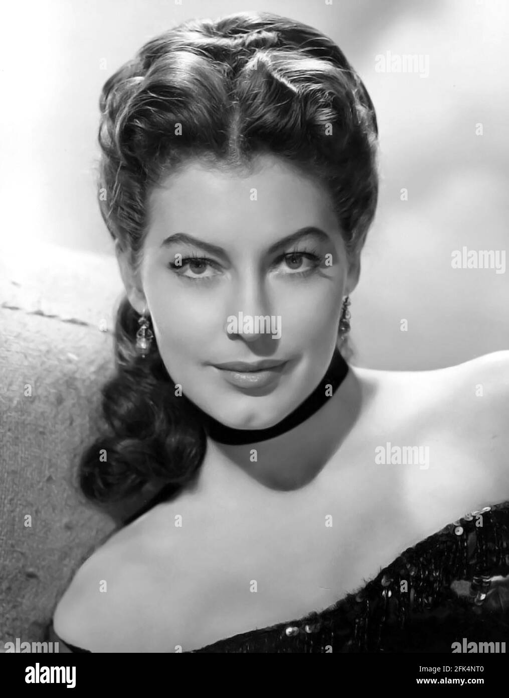 Ava Gardner. Portrait of the American actress, Ava Lavinia Gardner (1922-1990), publicity shot for 'Show Boat', 1951 Stock Photo