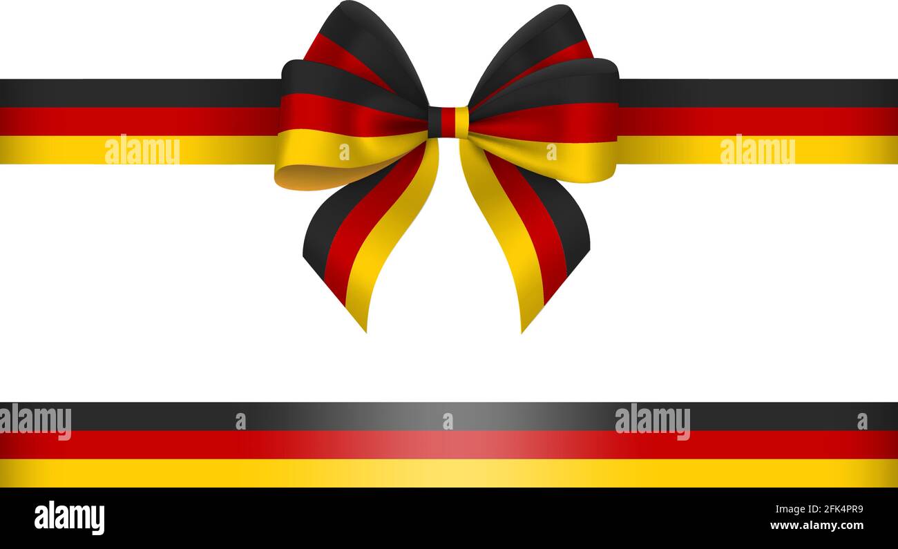 tricolor-bow-and-ribbon-black-red-and-yellow-bow-with-ribbon-german