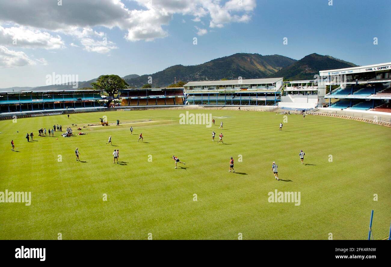 2nd TEST AT THE QUEENS PARK OVAL PORT OF SPAIN TRINIDAD ENGLAND ...