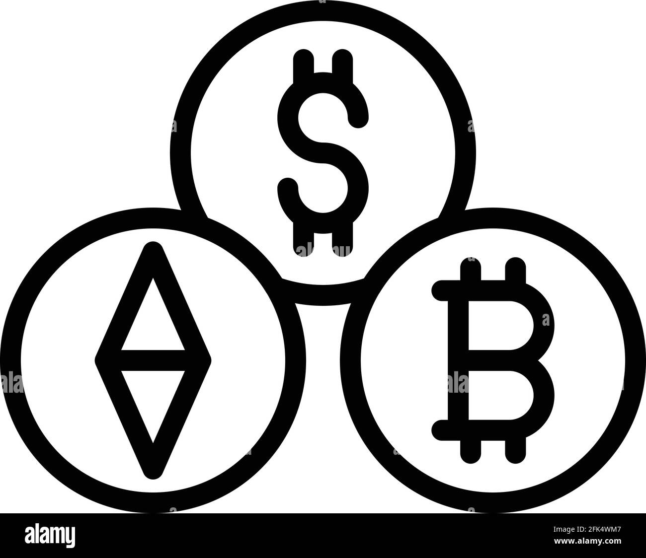 Emerging economy icon. Outline Emerging economy vector icon for web