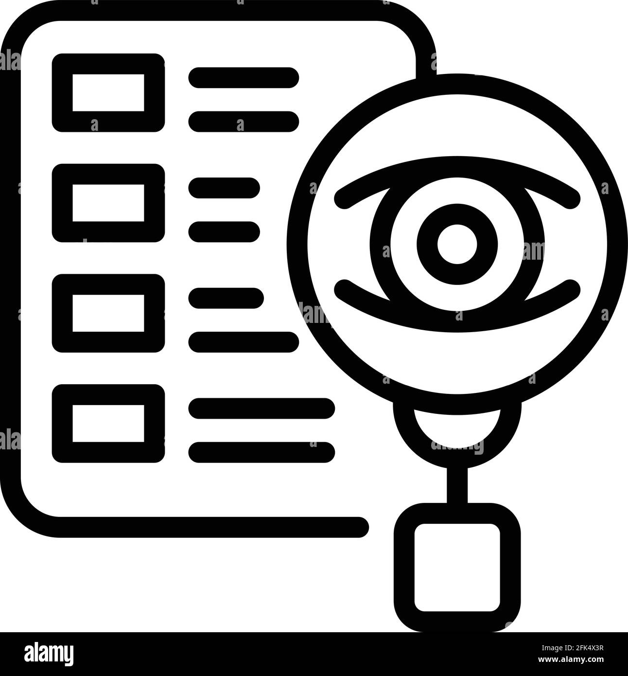 Skill realization icon. Outline Skill realization vector icon for web ...