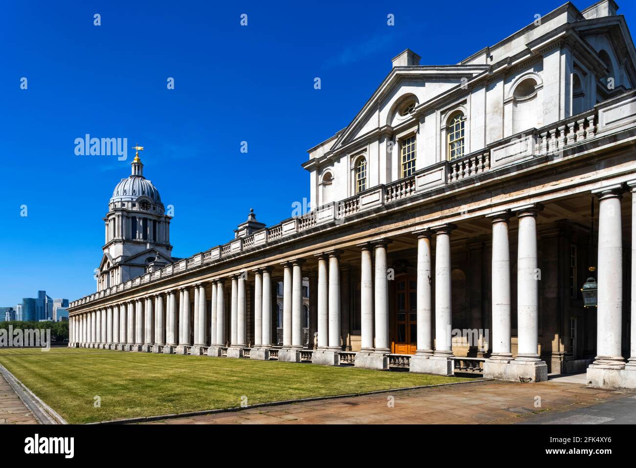England, London, Greenwich, Old Royal Navy College, The Chapel Building *** Local Caption ***  UK,United Kingdom,Great Britain,Britain,British,English Stock Photo
