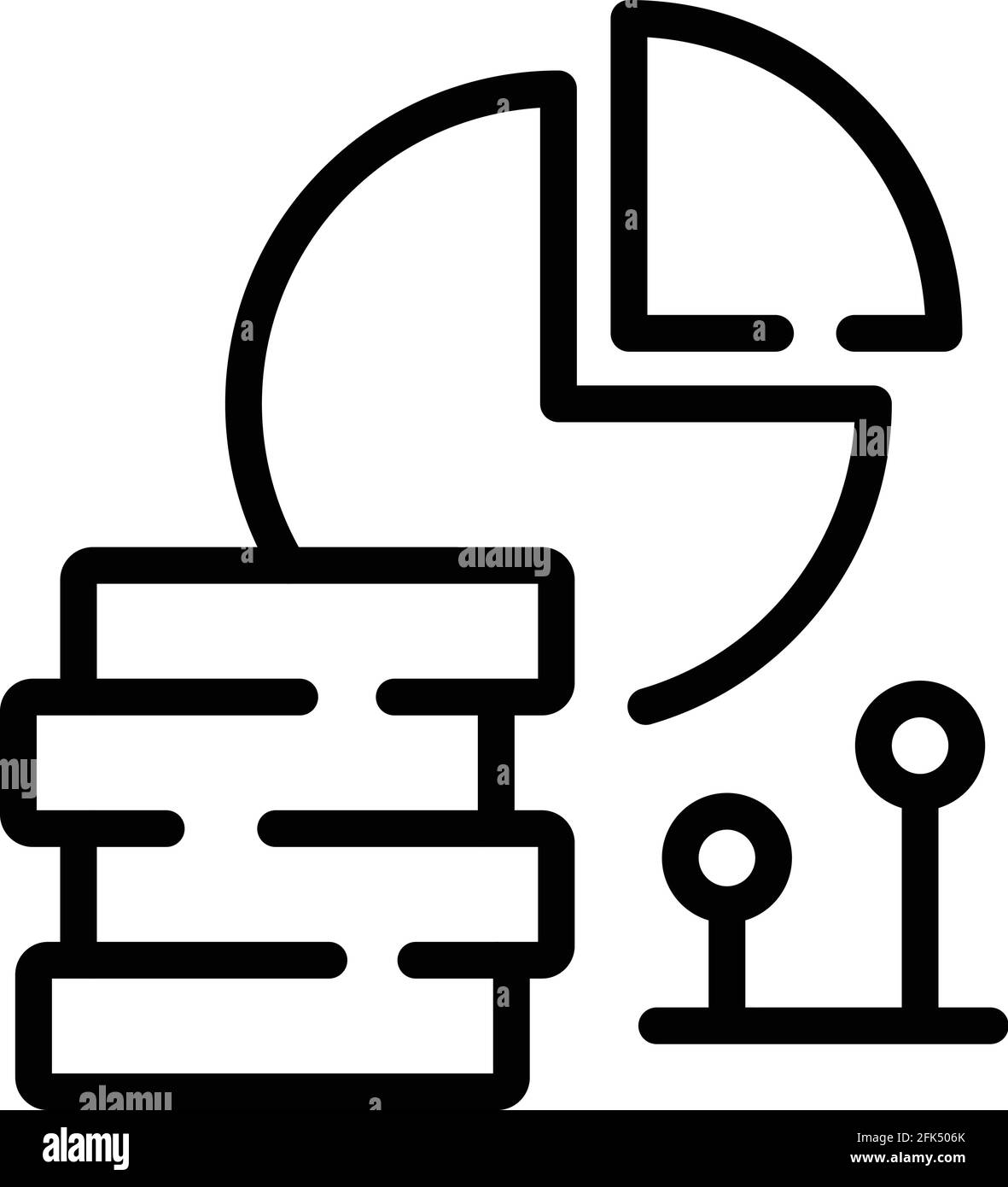 Profit realization icon. Outline Profit realization vector icon for web design isolated on white background Stock Vector