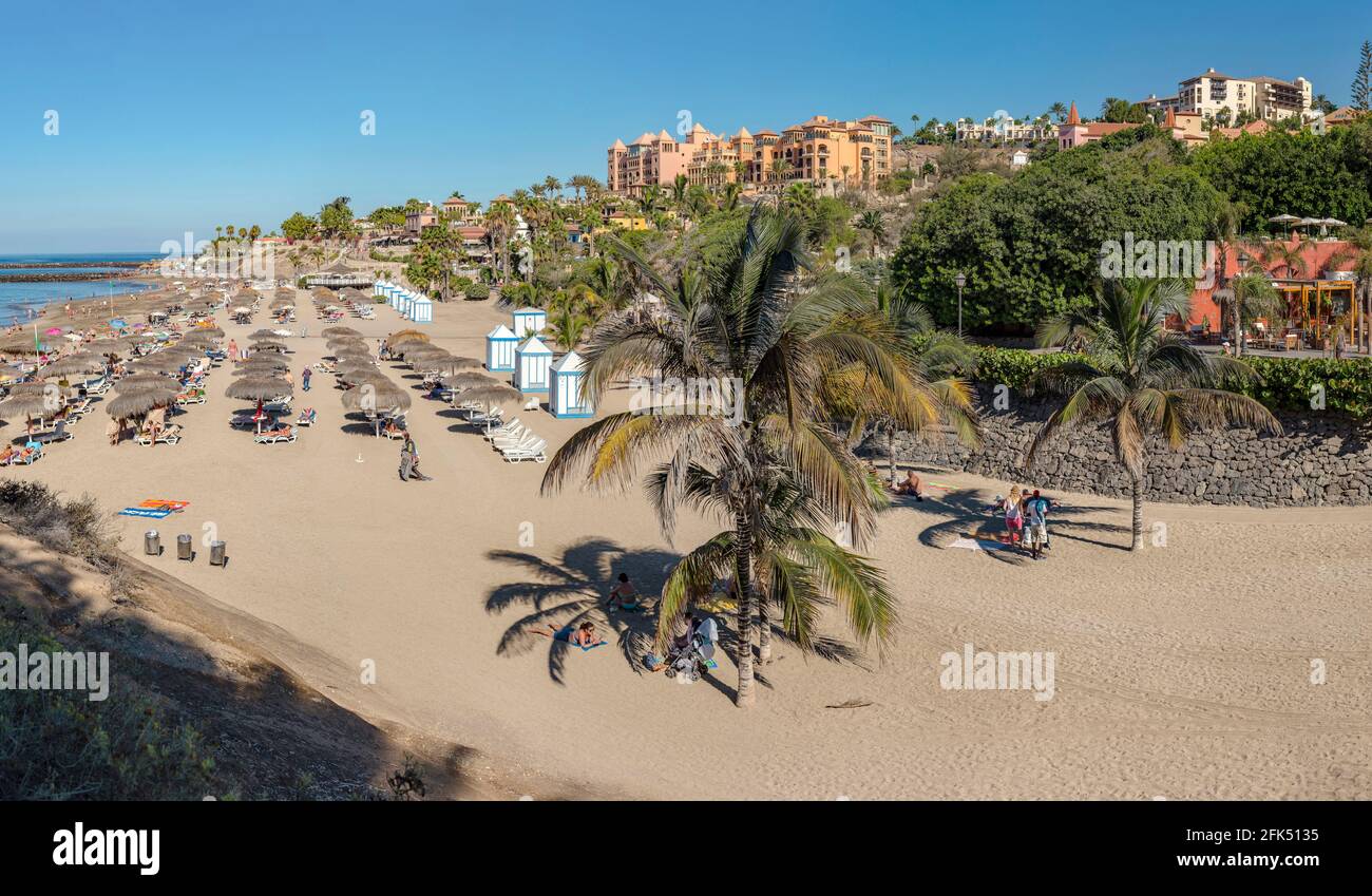 Playa Del Duque, Gran Hotel Bahía del Duque Resort Stock Photo