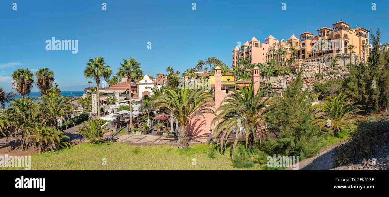 Playa Del Duque, Gran Hotel Bahía del Duque Resort Stock Photo