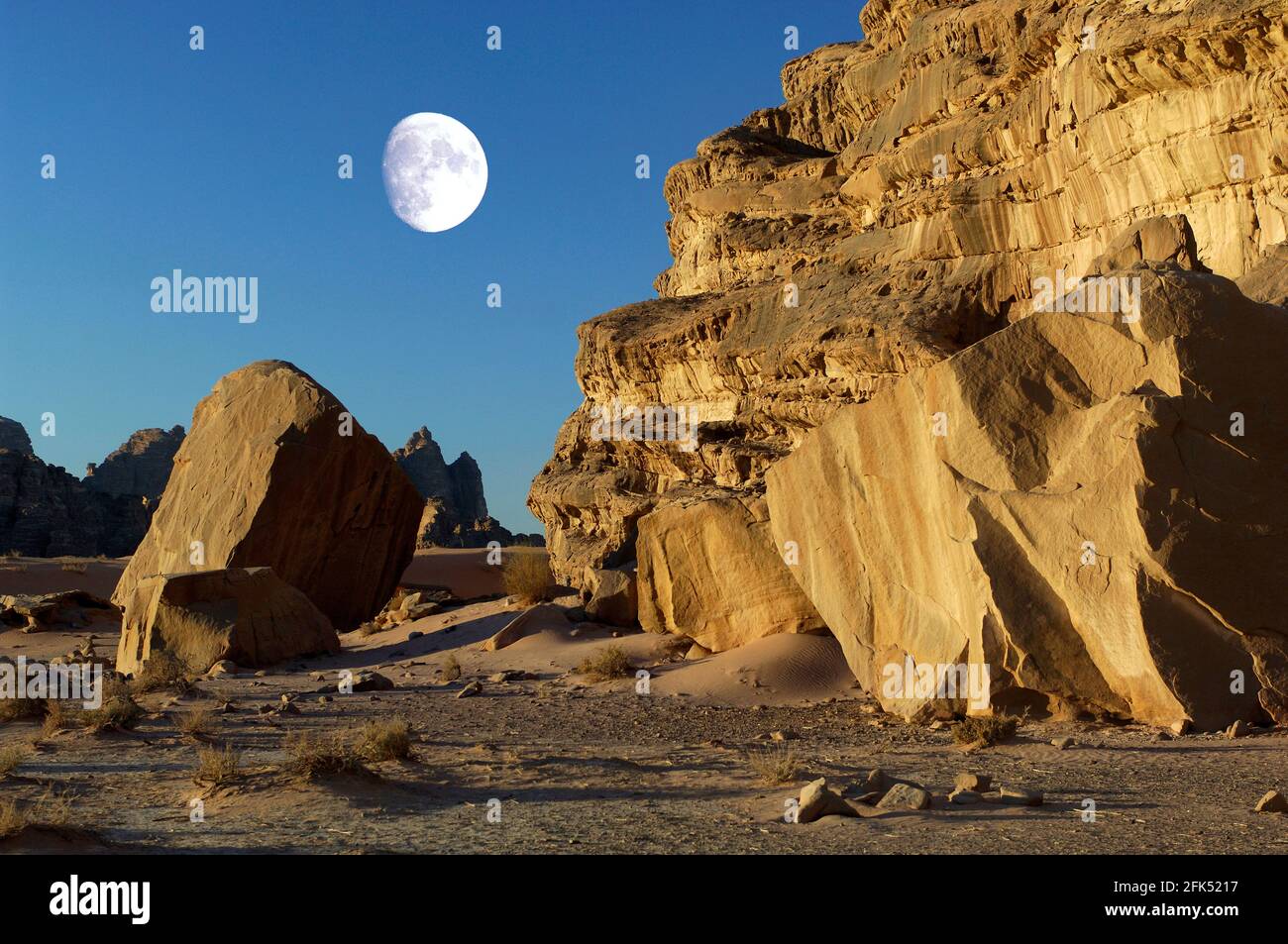 Western Asia, Levant, Arabian Peninsula, Jordanien, Jordan,Wadi Rum (m) Stock Photo