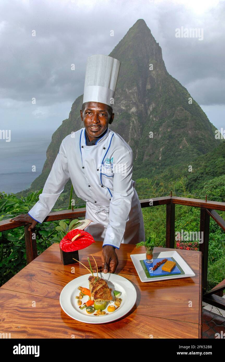 Chef Orlando Satchell, Dasheene Restaurant, Ladera Resort near