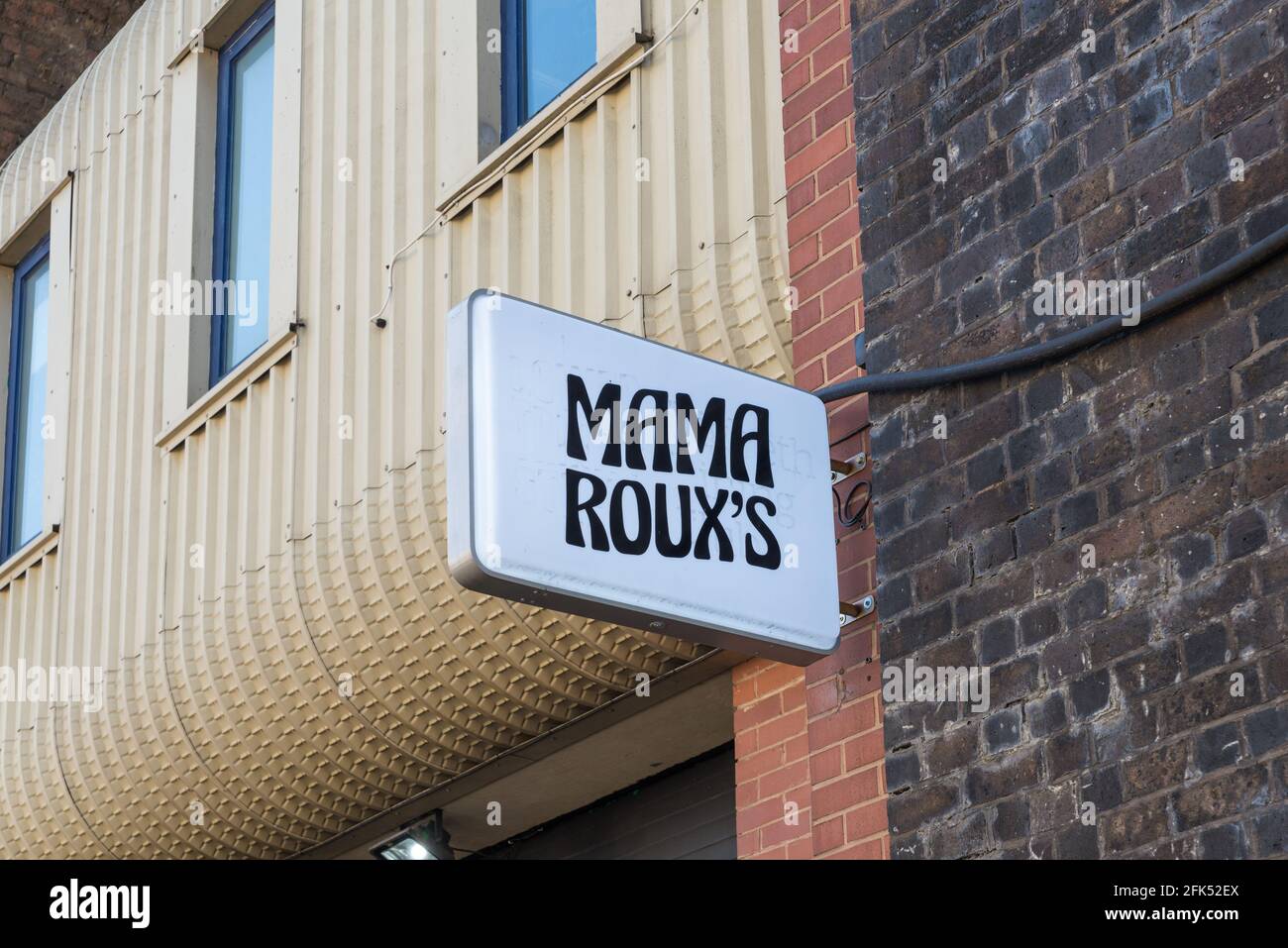 Mama Roux's is Digbeth's neighbourhood bar and music venue in Digbeth, Birmingham, UK Stock Photo