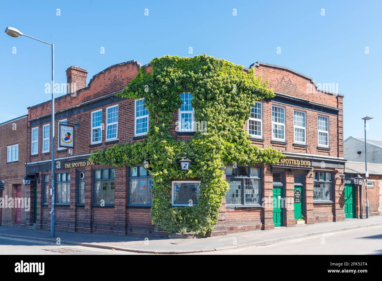 The famous Spotted Dog Irish pub in Warwick Street, Digbeth, Birmingham, UK Stock Photo