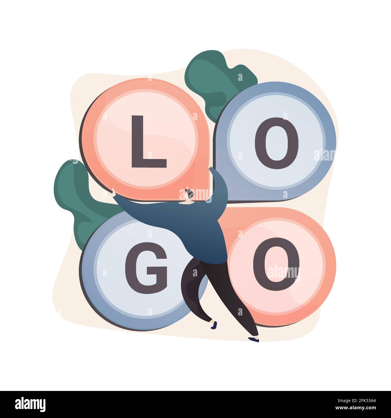 Logo design abstract concept vector illustration Stock Vector Image ...