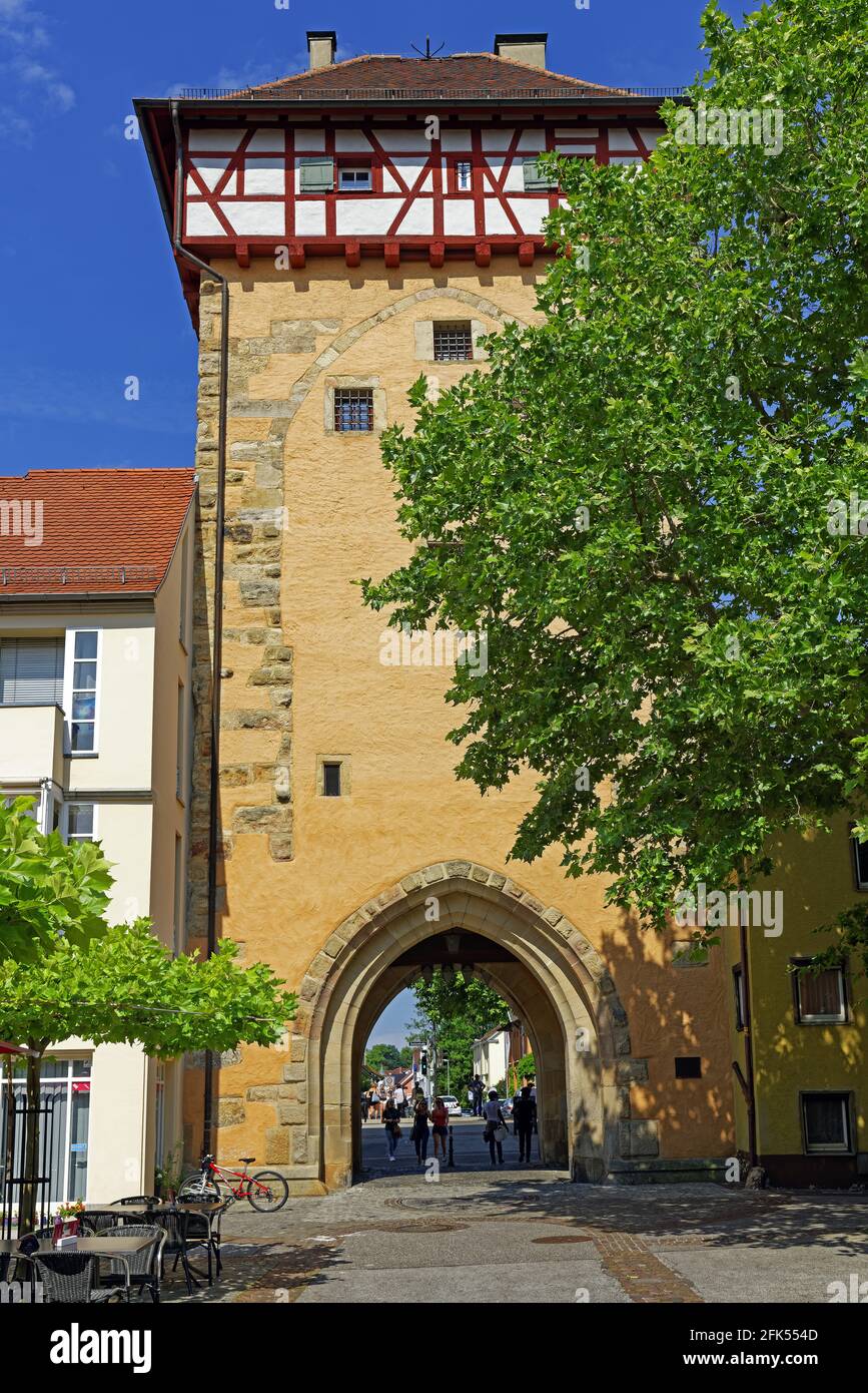 Stadtmauer, Gartentor Stock Photo