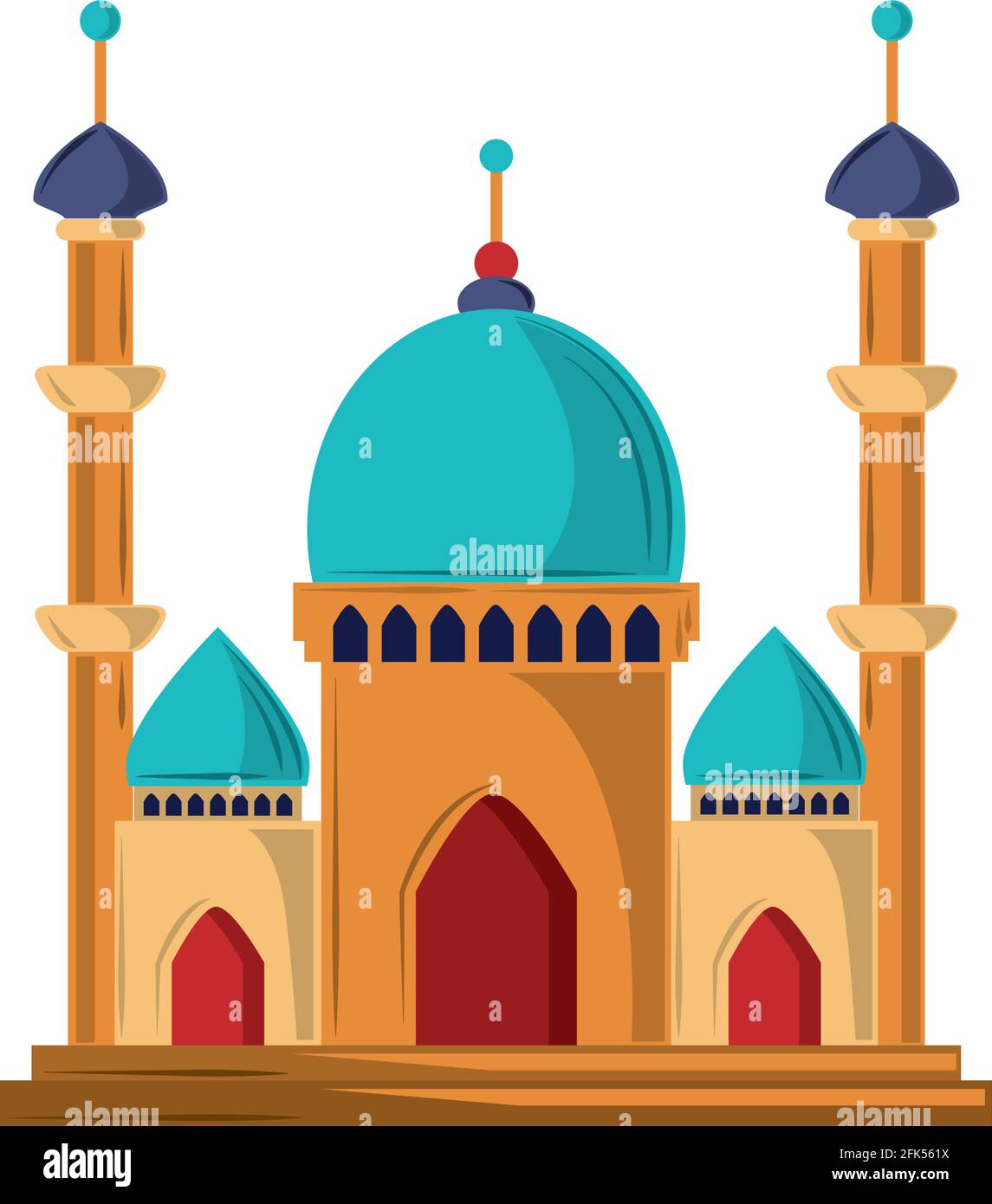 muslim mosque architecture isolated icon Stock Vector Image & Art - Alamy